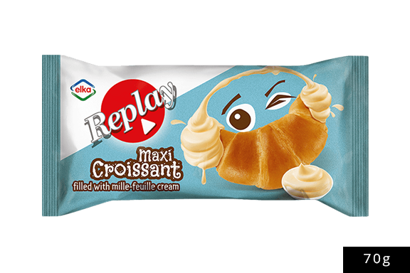 REPLAY MAXI CROISSANT FILLED WITH MILLE-FEUILLE CREAM